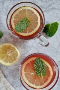 Honey Citrus Mint Tea (Copycat Starbucks Medicine Ball Recipe)