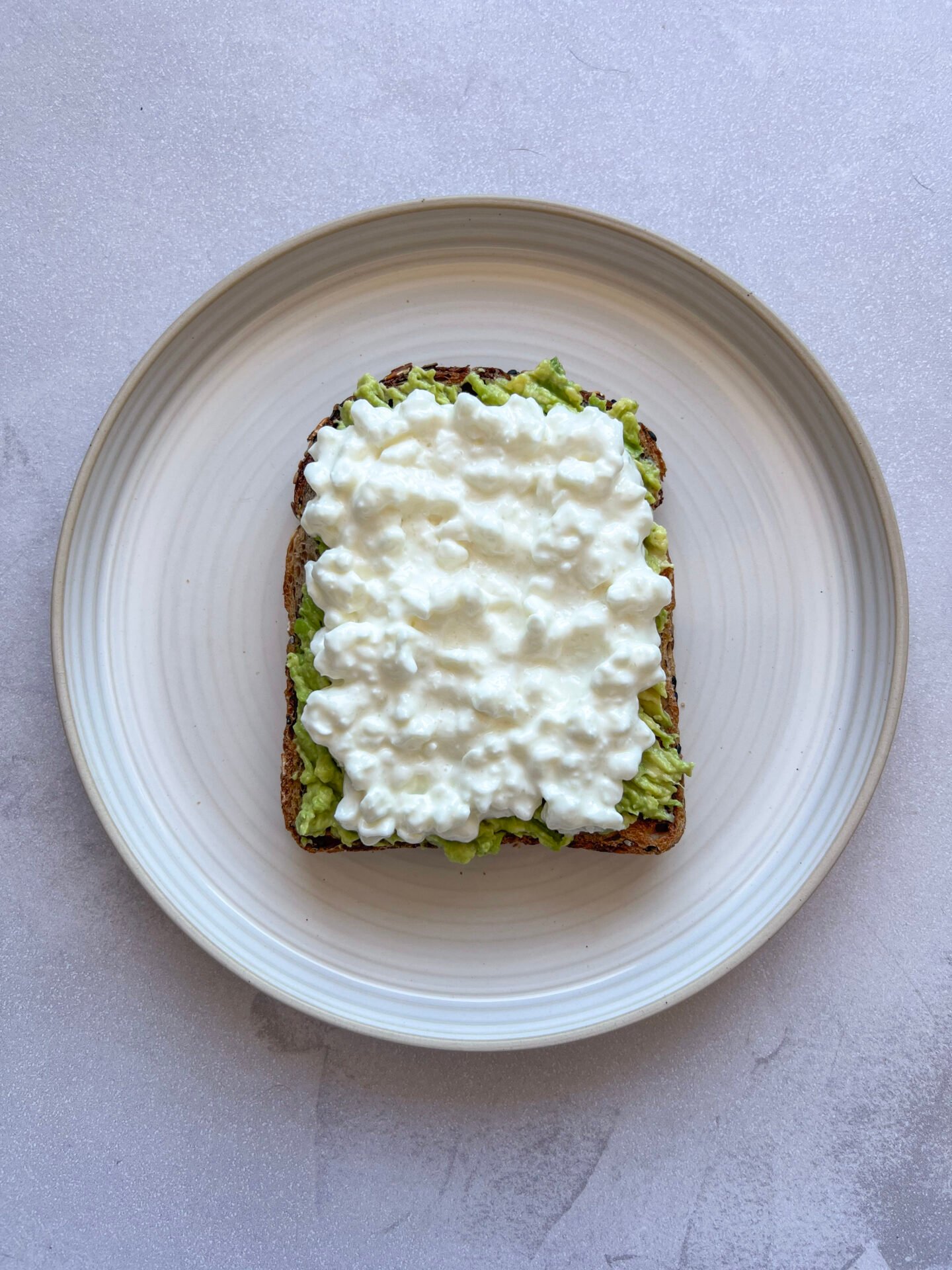 Cottage Cheese Avocado Toast (High Protein)