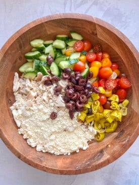 High Protein Pasta Salad