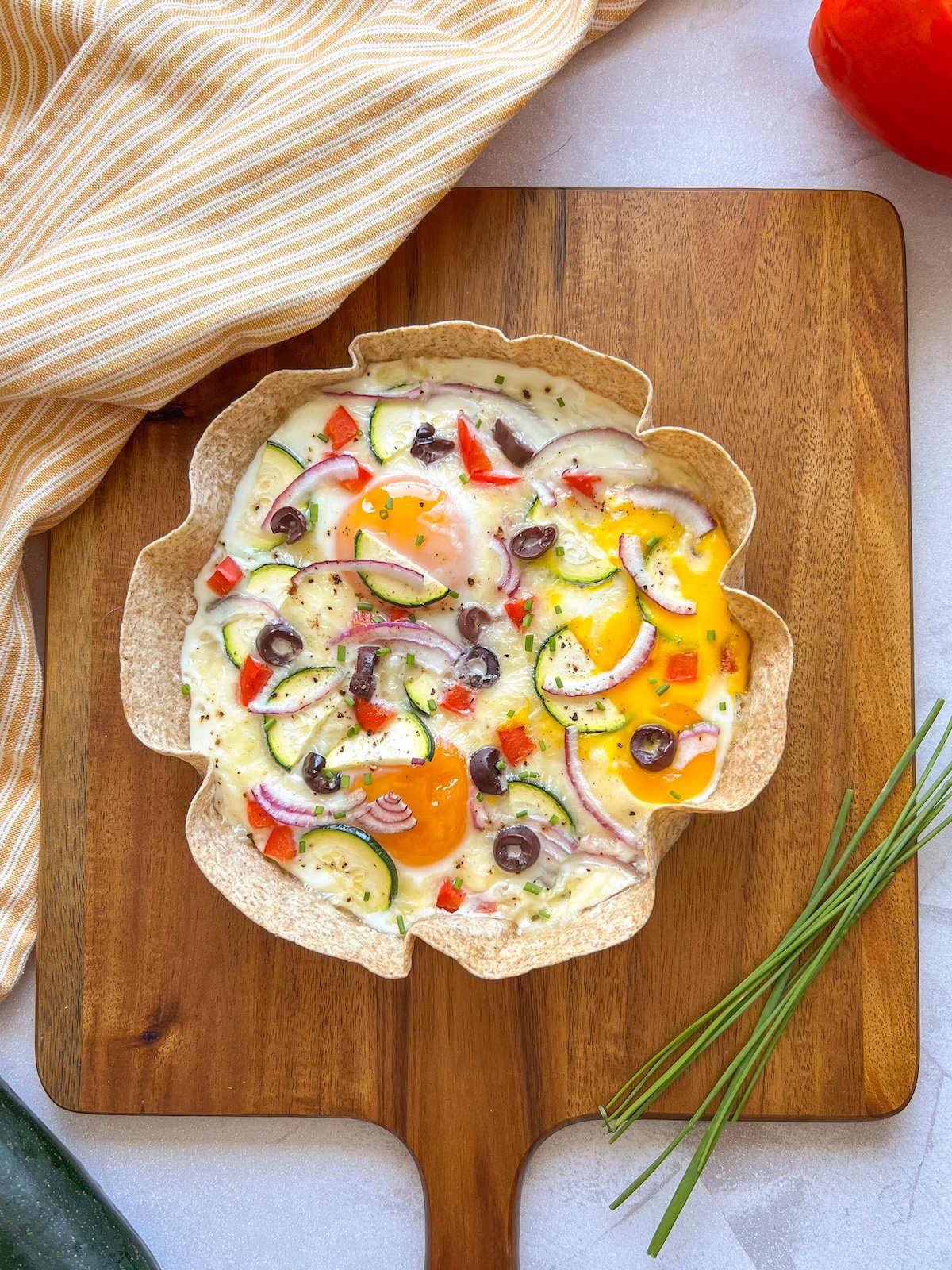 Tortilla Egg Bake