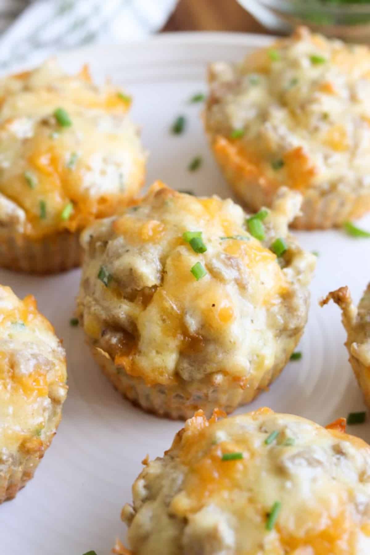 Healthy Sausage Cheese Muffins-image