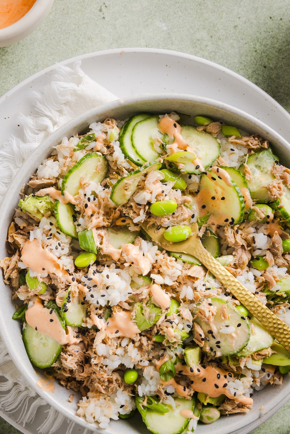 Tuna Mayo Rice Bowl (5 Minutes, 9 Ingredients) – Real Life Nutritionist