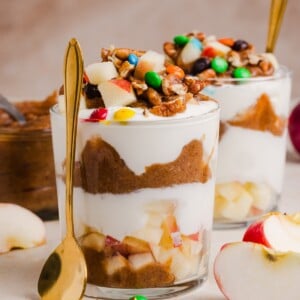 Caramel apple jars with date caramel.